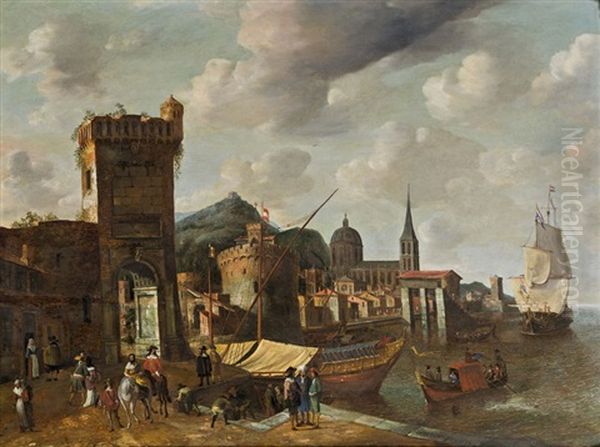 Bmediterrane Hafenszene - view 1
