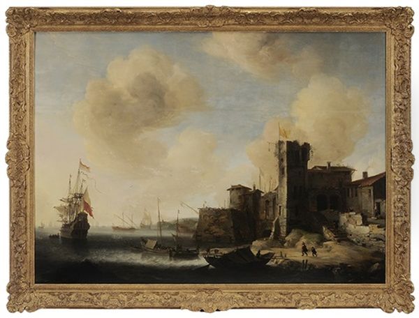 Mediterranean Harbor Scene - view 1
