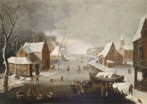 Winterlandschaft by Jan Abrahamsz. Beerstraten