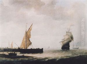 Marine by Jan Abrahamsz. Beerstraten