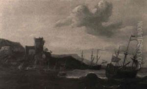 Italienischer Hafen Mit Kriegsschiffen Italienischer Hafen Mit Kriegsschiffen