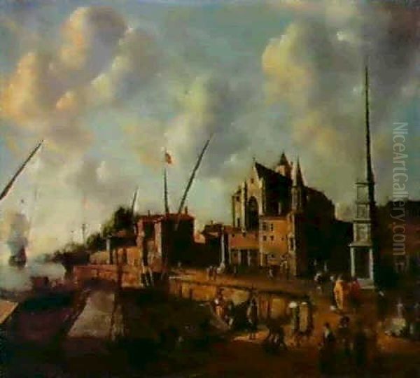 Scene De Port Mediterraneen - view 1