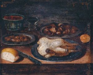 Fruhstucksstillleben by Osias, the Elder Beert
