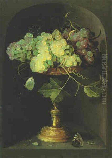 Grapes In A Tazza In A Niche - view 1