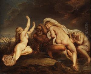 Die Nereiden Mit Ihrem Vater Nereus Im Sturm