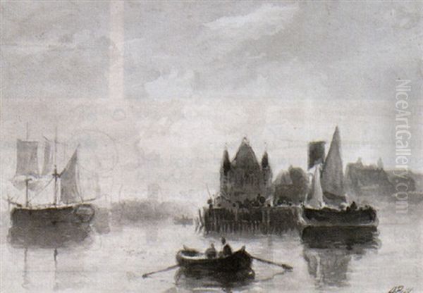 Boats In A Harbour - view 1