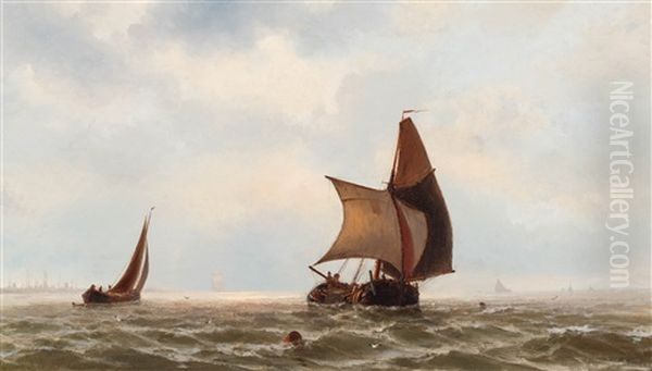 Schepen Op De Zuiderzee - view 1