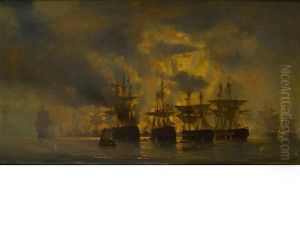 Forcing Of The Straits Of Shimonoseki by Jacob Eduard Heemskerck van Beest
