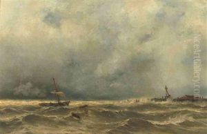 The Rescue by Jacob Eduard Heemskerck van Beest