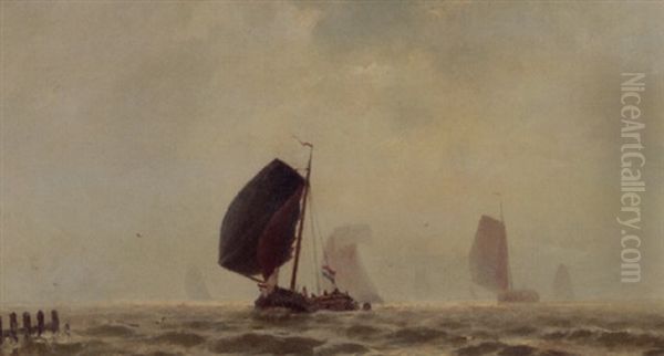 Dutch Hoys Returning Home From The Sea - view 1