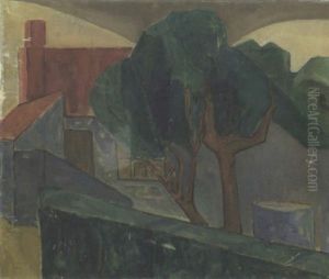 Studie Van Bomen by Jacoba Heemskerck Van Beest