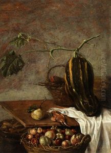 Fruchtestillleben by Sybrand Van Beest