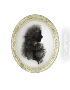 A Silhouette Of A Lady by Isabella Beetham
