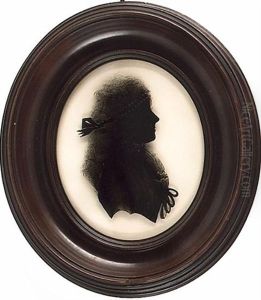 A Lady, In Profile To The Right, Wearing A Dress With Frilled Trim And Bandeau In Her Powdered Hair Tied With Ribbon Bows At The Back (+ 2 Others; 3 Works)