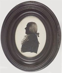 A Gentleman, Profile To The Left, Wearing Coat, Waistcoat And Frilled Shirt, His Hair In Bound Pigtail A Gentleman, Profile To The Left, Wearing Coat, Waistcoat And Frilled Shirt, His Hair In Bound Pigtail