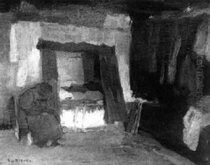 A Laren Interior by Emanuel Samson van Beever