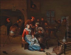A Tavern Interior by Cornelis Pietersz Bega