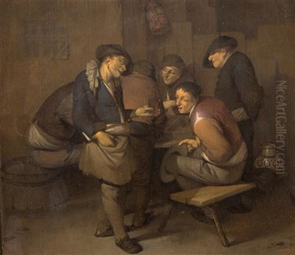 Six Peasants In An Interior - view 1
