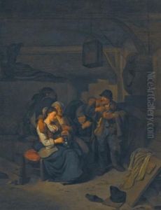 A Merry Company In A Tavern A Merry Company In A Tavern