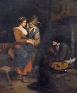 Le Vieux Galant by Cornelis Pietersz Bega