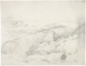 Blick Auf Den Golf Von Neapel by Eduard Agricola
