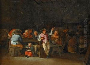 Vardshusinterior by Cornelis Pietersz Bega