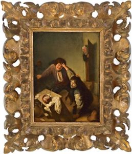 Raufende Bauern Im Wirtshaus by Cornelis Pietersz Bega