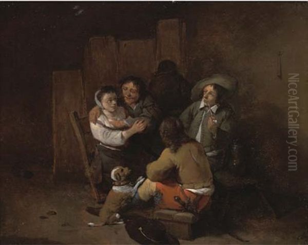 Peasants In An Interior - view 1