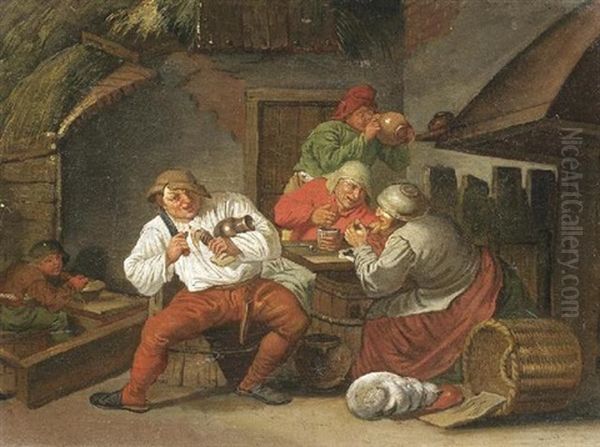 Zechende Bauern Im Wirtshaus - view 1