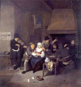 Le Concert A L'auberge by Cornelis Pietersz Bega