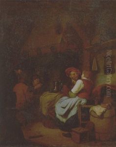 Interieur Einer Taverne Interieur Einer Taverne