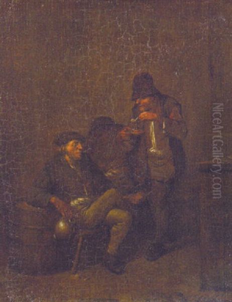 Peasants In A Tavern - view 1