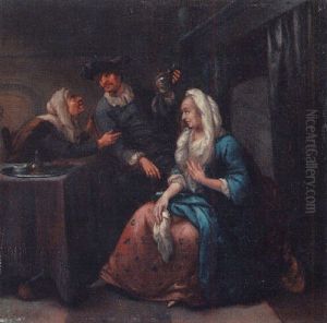 Der Arztbesuch by Cornelis Pietersz Bega