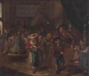 A Schoolroom by Cornelis Pietersz Bega