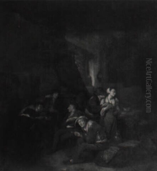 Peasants Carousing In A Tavern - view 1