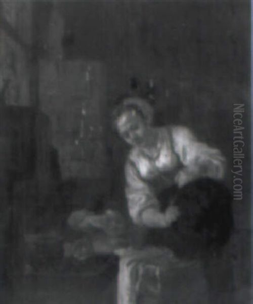 Interior With Mother And Child - view 1
