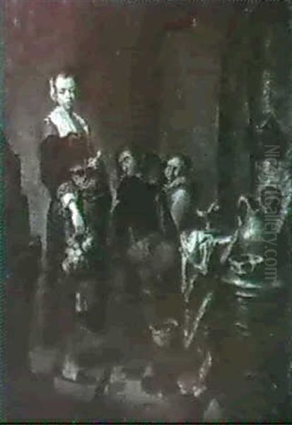 Servante Dans Une Taverne - view 1