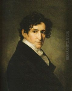 Mansportratt by Karl Begas