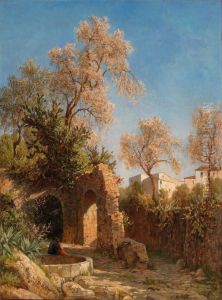 Blossoming Almond Trees, Taormina