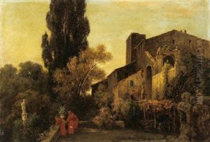 Im Klostergarten by Luise Begas-Parmentier