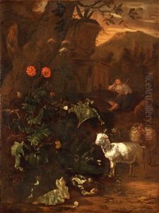 Landscape With Resting Shepherdess Landscape With Resting Shepherdess