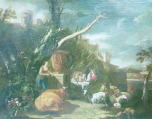 Paysage by Abraham Jansz. Begeyn