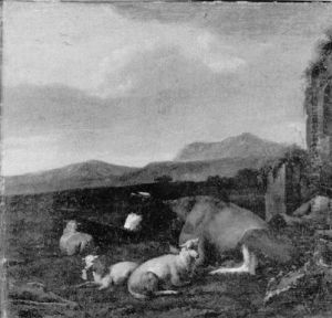 Troupeau Dans Un Paysage Troupeau Dans Un Paysage