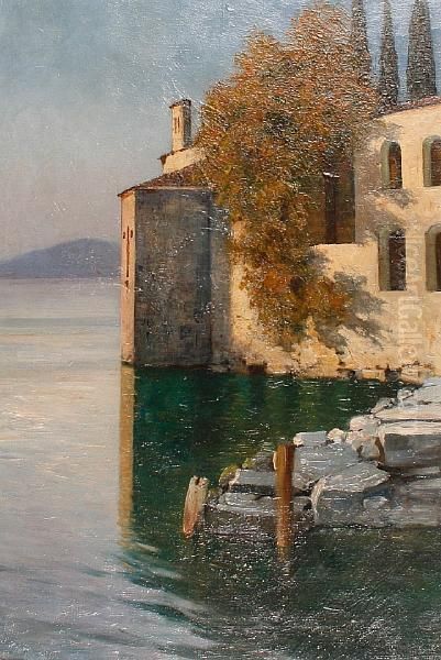 Autumn Evening On Lake Garda - view 1