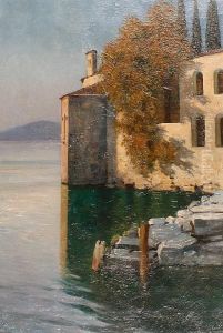 Autumn Evening On Lake Garda