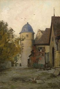 Der Weisse Turm In Marktbreit Am Main by Curt Agthe