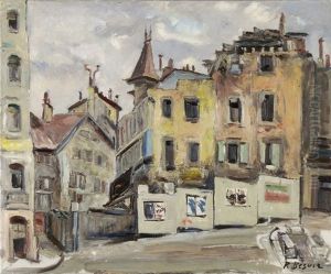 Gasschen In Der Altstadt by Rene Samuel Beguin