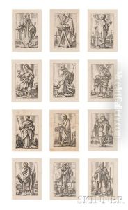 The Twelve Apostles /a Suite Of Twelve Prints by Hans Sebald Beham