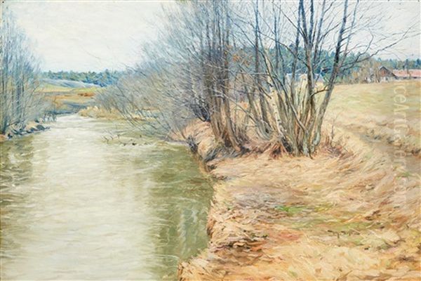 Varlandskap Med Flod - view 1