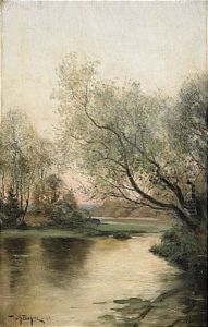 Landskap I Skymning by Vilhelm Emanuel Behm